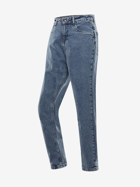 NAX Blaue Damenjeans mit schmaler Passform NAX BRUWA