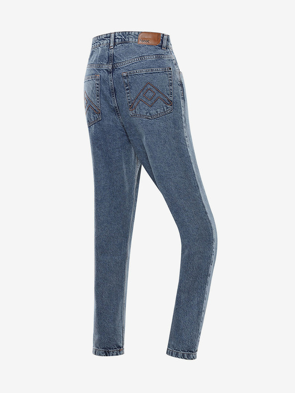 NAX Blaue Damenjeans mit schmaler Passform NAX BRUWA
