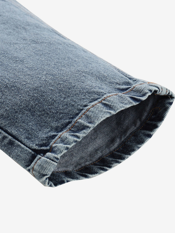 NAX Blaue Damenjeans mit schmaler Passform NAX BRUWA
