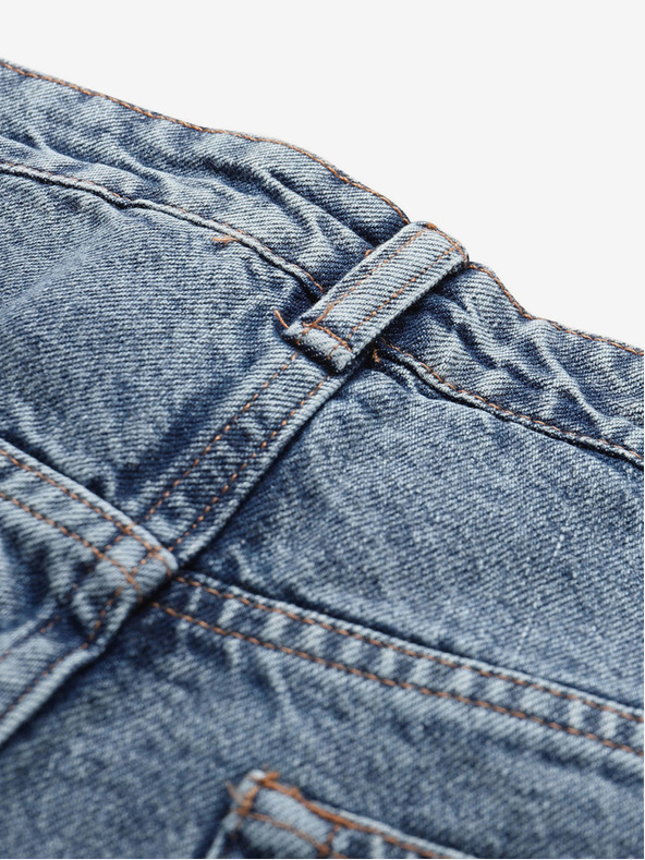NAX Blaue Damenjeans mit schmaler Passform NAX BRUWA