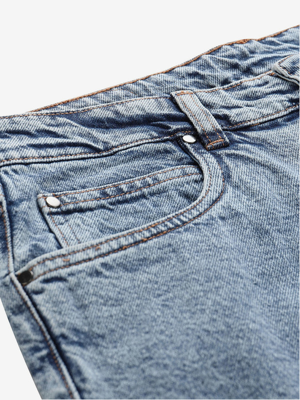 NAX Blaue Denim-Shorts für Frauen NAX UKENA