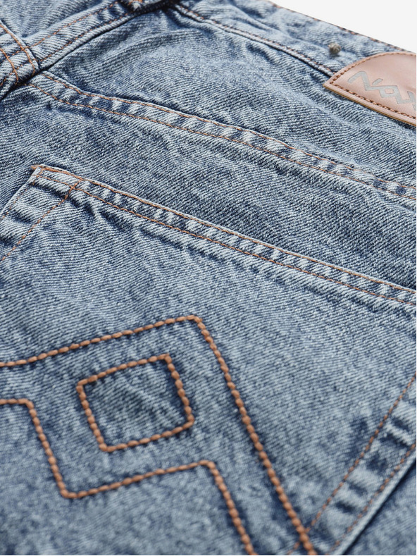 NAX Blaue Denim-Shorts für Frauen NAX UKENA