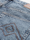 NAX Blaue Denim-Shorts für Frauen NAX UKENA