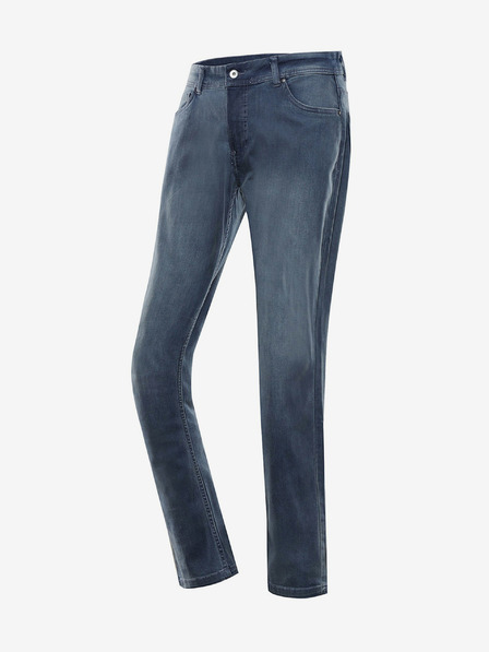 NAX Blaue Slim-Fit-Jeans für Herren NAX GERW