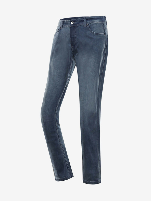 NAX Blaue Slim-Fit-Jeans für Herren NAX GERW