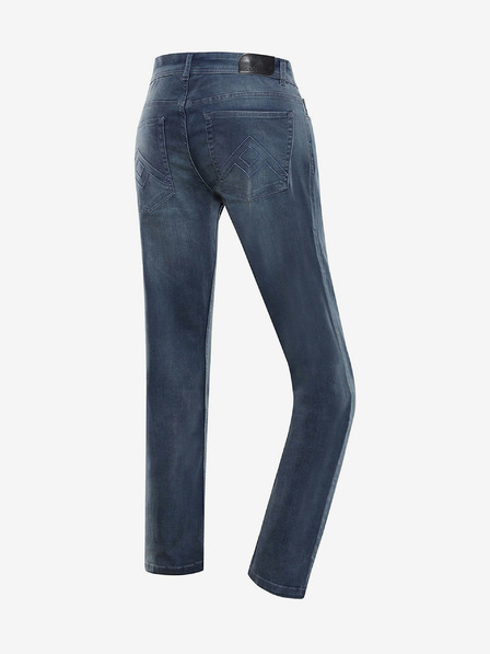 NAX Blaue Slim-Fit-Jeans für Herren NAX GERW