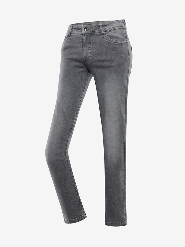 NAX Graue Slim-Fit-Jeans für Herren NAX GERW