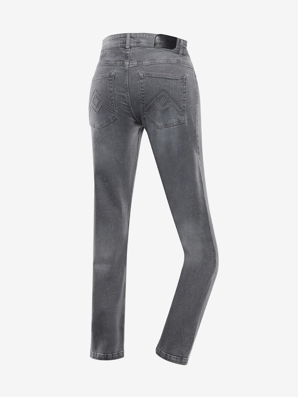 NAX Graue Slim-Fit-Jeans für Herren NAX GERW