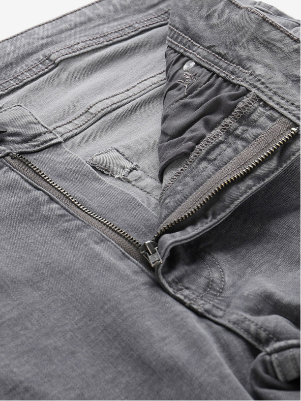 NAX Graue Slim-Fit-Jeans für Herren NAX GERW