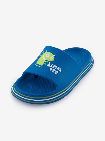 ALPINE PRO Blaue Kinderpantoffeln ALPINE PRO LARINO