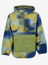 ALPINE PRO Blaugrüne wasserabweisende Kinderjacke ALPINE PRO GOZERO