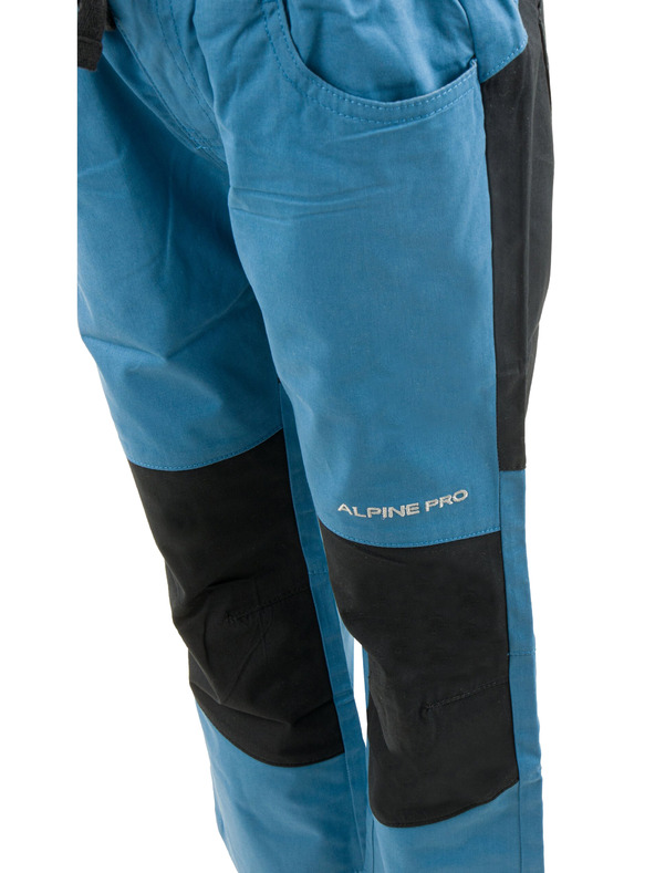 ALPINE PRO Schwarz-blaue Kinder-Sporthose ALPINE PRO Derako