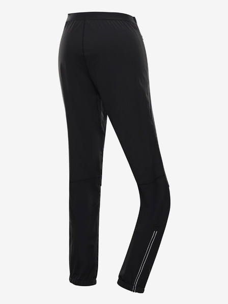 ALPINE PRO Schwarze schnell trocknende Herrenhose ALPINE PRO SAMUL