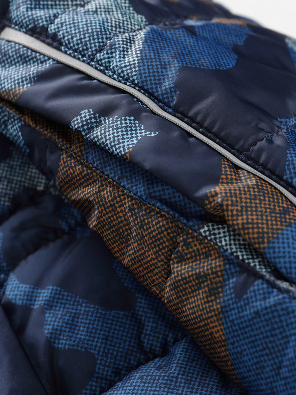 ALPINE PRO Blaue Kinder-Wende-Winterjacke ALPINE PRO EROMO