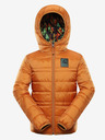 ALPINE PRO Braune Kinder-Wende-Winterjacke ALPINE PRO EROMO