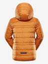 ALPINE PRO Braune Kinder-Wende-Winterjacke ALPINE PRO EROMO