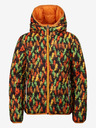 ALPINE PRO Braune Kinder-Wende-Winterjacke ALPINE PRO EROMO