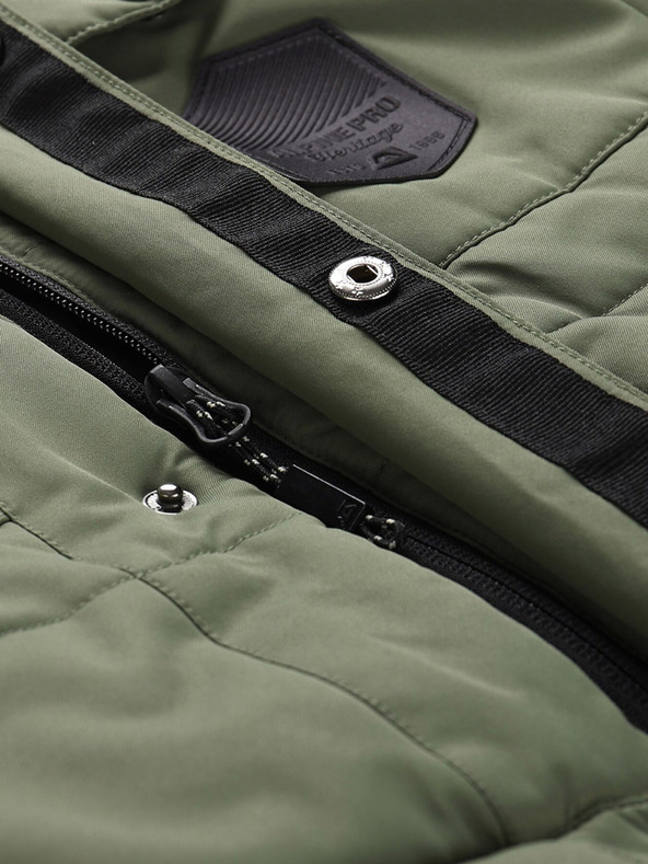 ALPINE PRO Grüne Herrenweste mit Membran ALPINE PRO HARD