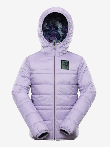 ALPINE PRO Lila Kinder-Wende-Winterjacke ALPINE PRO EROMO