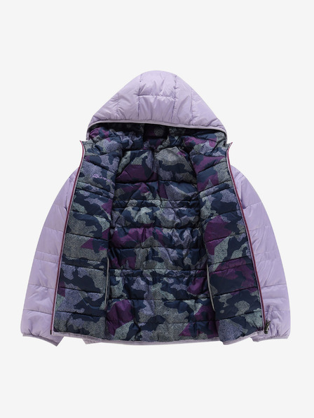 ALPINE PRO Lila Kinder-Wende-Winterjacke ALPINE PRO EROMO