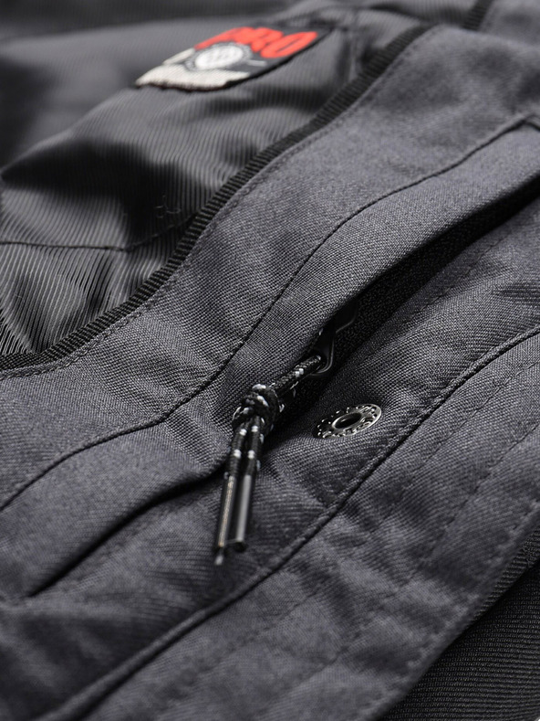 ALPINE PRO Dunkelgraue Damen-Winter-Steppweste mit Membran ALPINE PRO HARDA