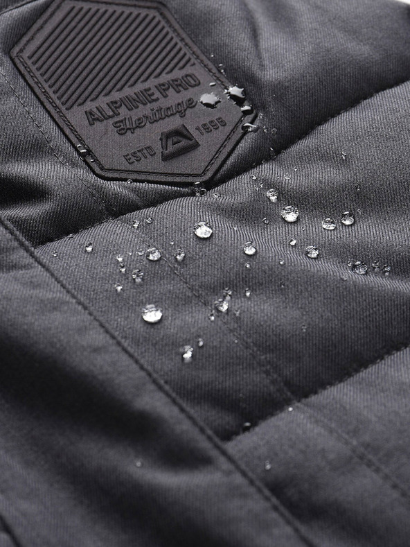 ALPINE PRO Dunkelgraue Damen-Winter-Steppweste mit Membran ALPINE PRO HARDA
