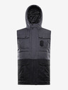 ALPINE PRO Dunkelgrauer Herren-Winterparka mit Membrane ALPINE PRO HARD