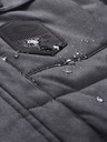 ALPINE PRO Dunkelgrauer Herren-Winterparka mit Membrane ALPINE PRO HARD
