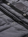 ALPINE PRO Dunkelgrauer Herren-Winterparka mit Membrane ALPINE PRO HARD