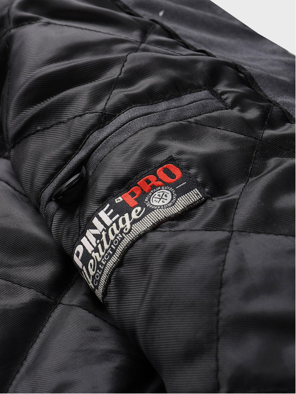 ALPINE PRO Dunkelgrauer Herren-Winterparka mit Membrane ALPINE PRO HARD