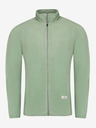 ALPINE PRO Hellgrüner Herren-Fleece-Kapuzenpullover ALPINE PRO SIUS