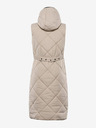 NAX Cremefarbene Damen-Winter-Steppweste NAX ELEDA