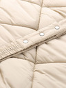 NAX Cremefarbene Damen-Winter-Steppweste NAX ELEDA
