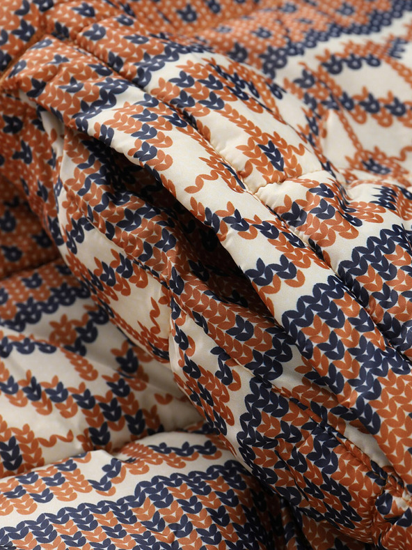 ALPINE PRO Braun-blaue Herren-Wende-Winterjacke ALPINE PRO EROM