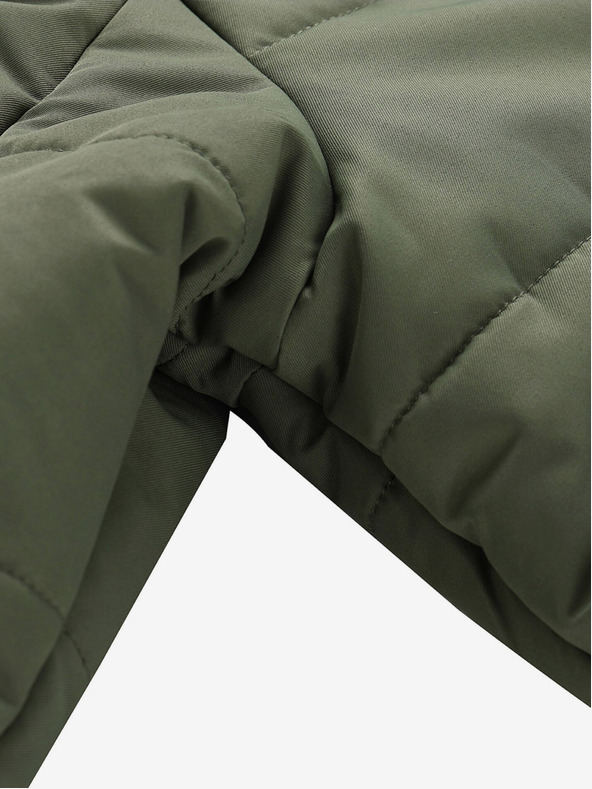 ALPINE PRO Schwarz-grüne Kinder-Winterjacke ALPINE PRO EGYPO