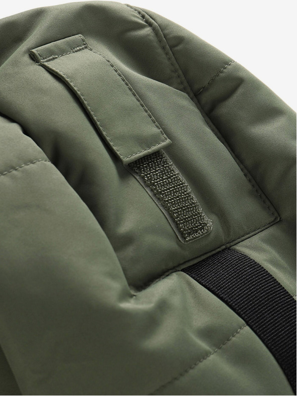 ALPINE PRO Schwarz-grüne Kinder-Winterjacke ALPINE PRO EGYPO