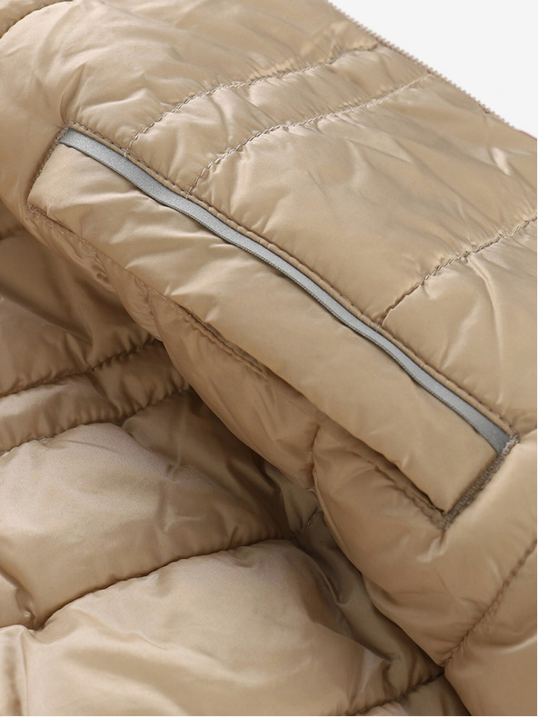 ALPINE PRO Beige-rosa Kinder-Wende-Winterjacke ALPINE PRO EROMO