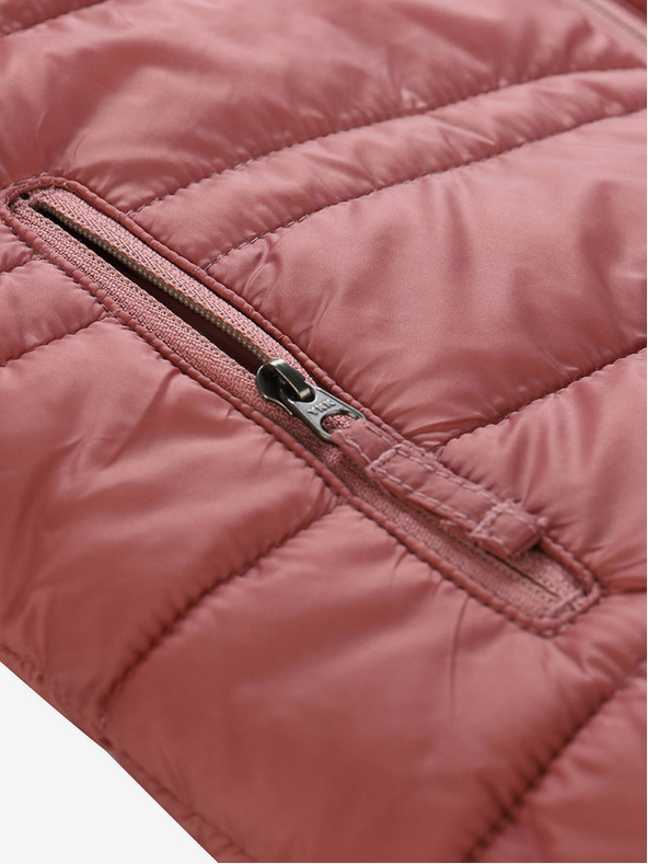 ALPINE PRO Beige-rosa Kinder-Wende-Winterjacke ALPINE PRO EROMO