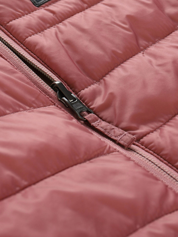 ALPINE PRO Beige-rosa Kinder-Wende-Winterjacke ALPINE PRO EROMO