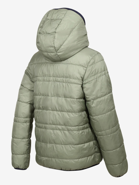 ALPINE PRO Khakiblaue Kinder-Wende-Winterjacke ALPINE PRO EROMO