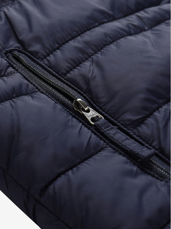 ALPINE PRO Khakiblaue Kinder-Wende-Winterjacke ALPINE PRO EROMO