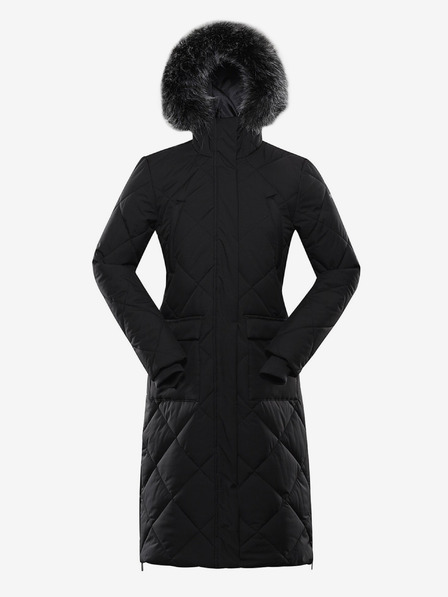 ALPINE PRO Schwarzer Damen-Wintersteppmantel ALPINE PRO GOSBERA