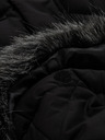 ALPINE PRO Schwarzer Damen-Wintersteppmantel ALPINE PRO GOSBERA