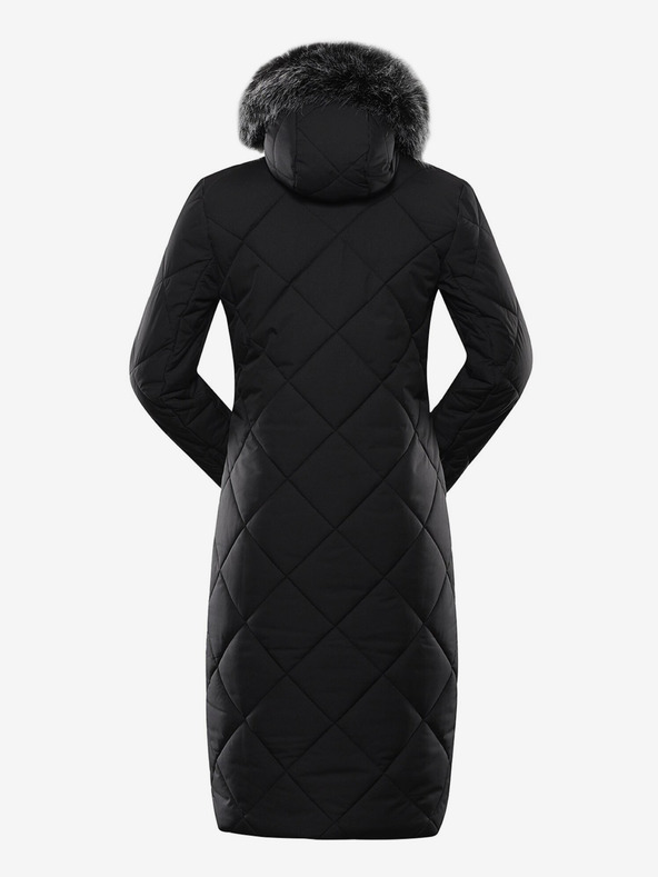 ALPINE PRO Schwarzer Damen-Wintersteppmantel ALPINE PRO GOSBERA