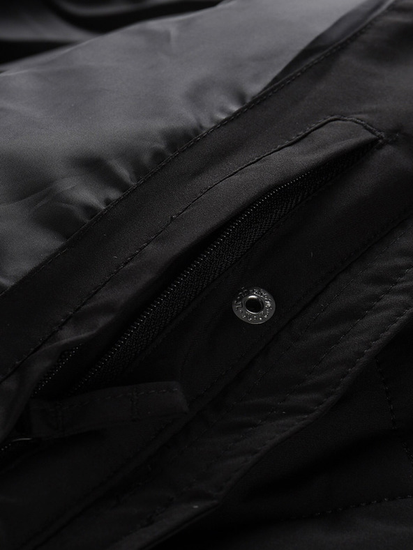 ALPINE PRO Schwarzer Damen-Wintersteppmantel ALPINE PRO GOSBERA