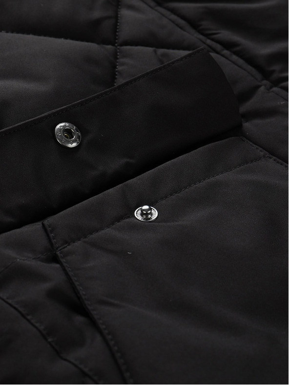 ALPINE PRO Schwarzer Damen-Wintersteppmantel ALPINE PRO GOSBERA