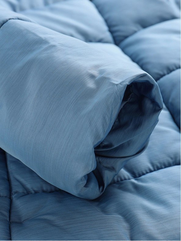 ALPINE PRO Blauer Damen-Wintersteppmantel ALPINE PRO EDORA