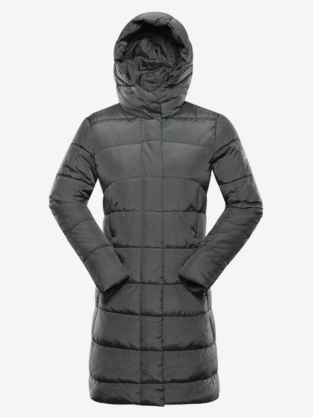 ALPINE PRO Grauer Damen-Wintersteppmantel ALPINE PRO EDORA