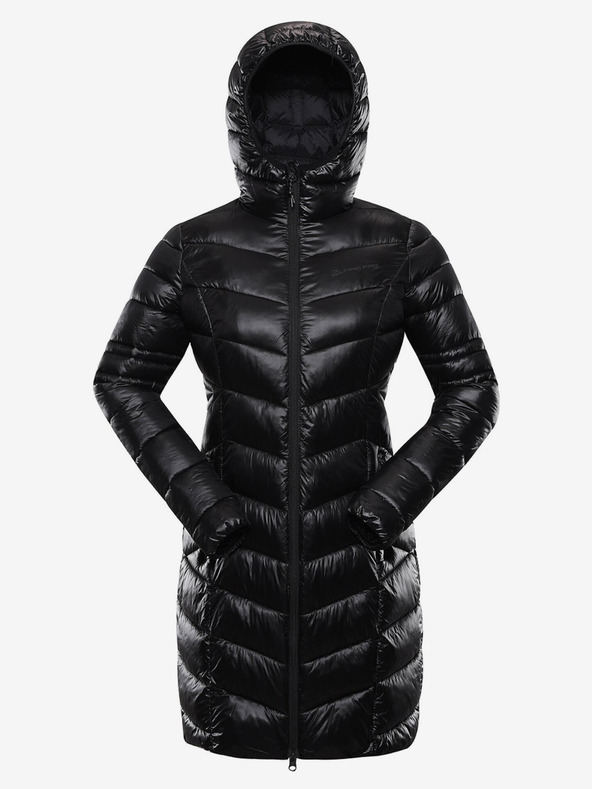 ALPINE PRO Schwarzer Damen-Wintersteppmantel ALPINE PRO OREFA