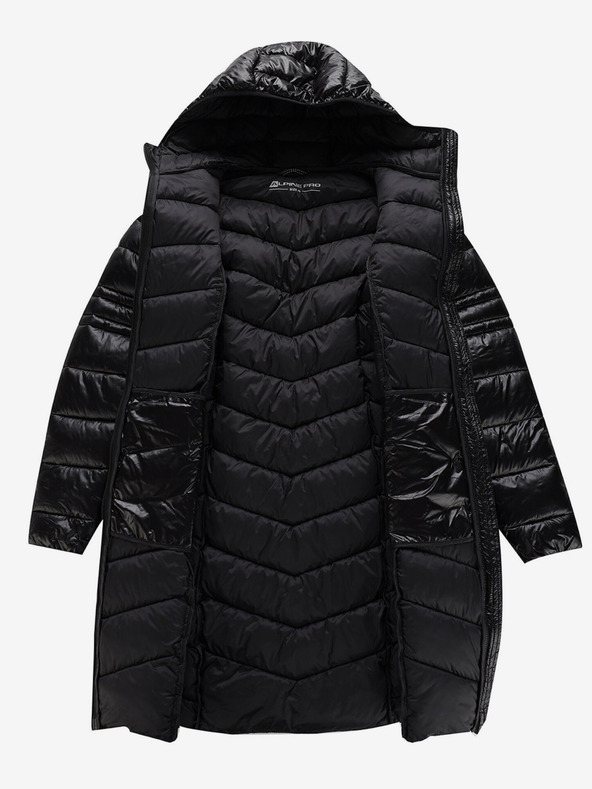 ALPINE PRO Schwarzer Damen-Wintersteppmantel ALPINE PRO OREFA